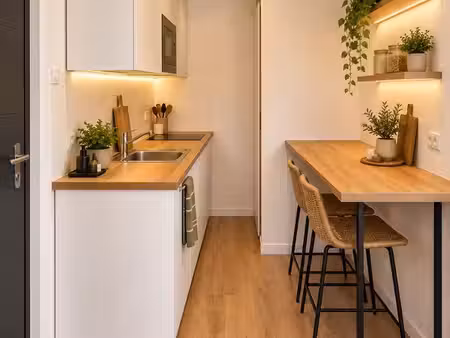 studio meublé neuf 19 ² avec espace bureau – saint-renan – 600 cc