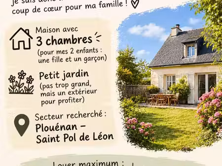 cherche maison à louer