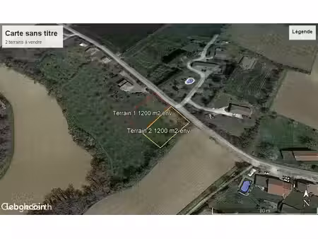 terrain constructible 1200 m2