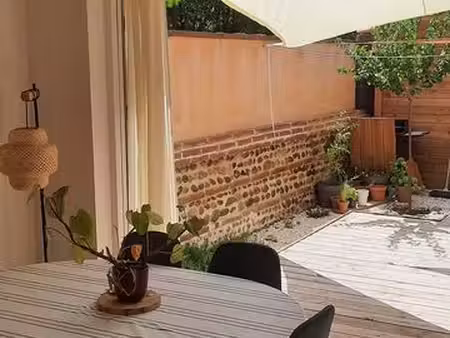 saint-michel maison de ville au calme t3 bis traversant avec jardin