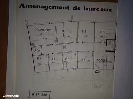 local commercial 130 m2 . verte prairie