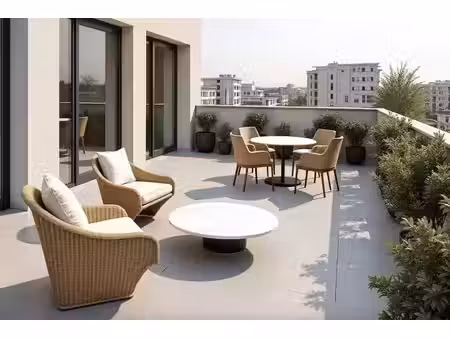 5 pieces en dernier etage avec terrasse
