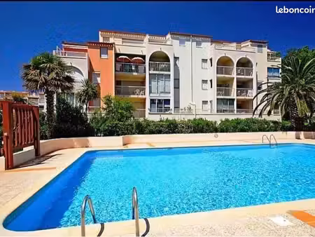 vend appartement t2 cabine proche mer