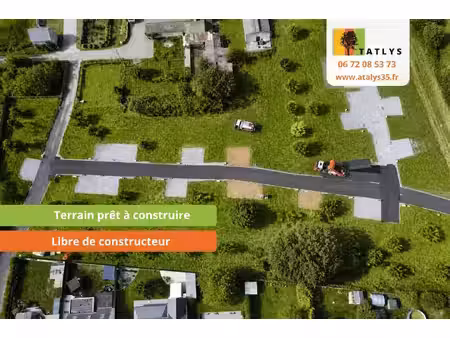 terrain constructible neuf à vendre