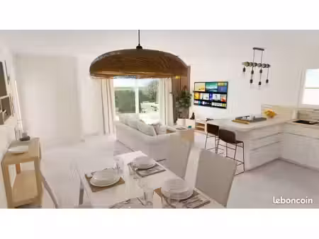 projet de construction d'une maison 87 m² avec terrain à thezan-les-beziers (34)
