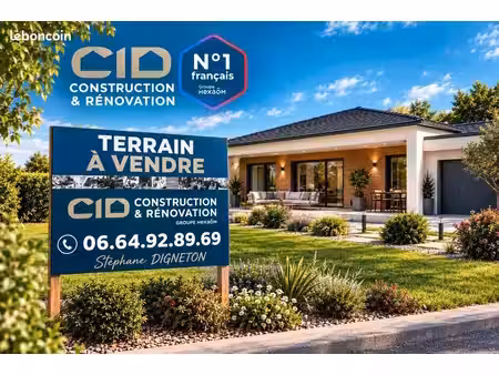 terrain 1 202 m² rouziers de touraine