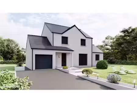 projet de construction d'une maison 108.06 m² avec terrain à pleugueneuc (35)