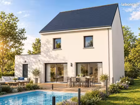 projet de construction d'une maison 110 m² avec terrain à pleugueneuc (35)
