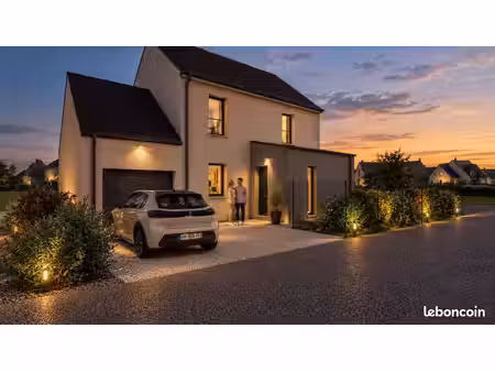 projet de construction d'une maison 102 m² avec terrain à pleurtuit (35)