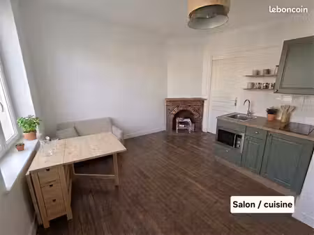 loue t2 meublé 29m2 proche des 2 lions