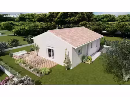 projet de construction d'une maison 69.92 m² avec terrain à liposthey (40)