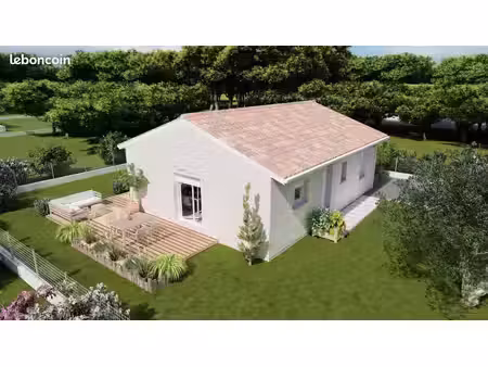 projet de construction d'une maison 69.92 m² avec terrain à sanguinet (40)