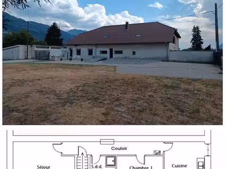 t2 meublé 49 m² – cadre paisible  proche grenoble/chambéry