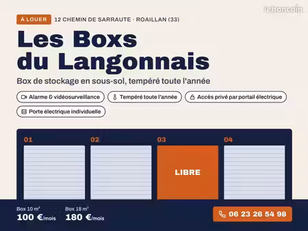 box de stockage