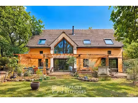 maison contemporaine à samois sur seine  au coeur de la nature