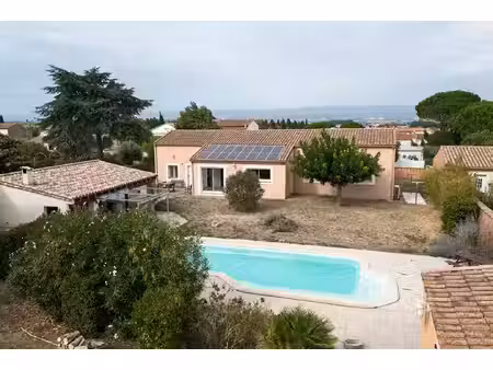 carcassonne - caux-et-sauzens - villa t5 194m² (149m² hab.) avec piscine  pool house  gara