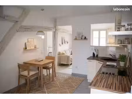 beaugency centre  maison de ville avec cachet  rénovée  garage  cour et jardin