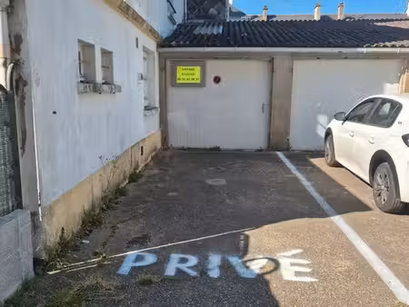 garage fermé + place privative hypercentre st nazaire