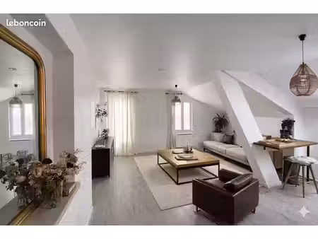 t2 40m² + terrasse 25m² - 5 min gare - fleury-les-aubrais