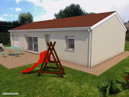 terrain + maison - 79m² - gg