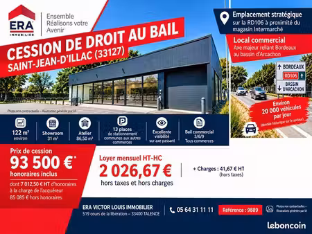 local commercial 122 m²