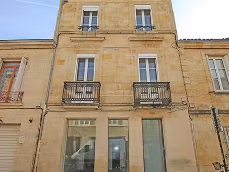 local commercial de bureaux 92m2 plain-pied jardin public aviau chartrons