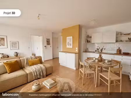 appartement 2 pièces 44 m²