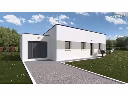 maison 82 m² avec terrain à guenrouet (44)