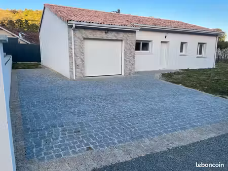 maison neuve  plain-pied 3 chambres  garage et jardin
