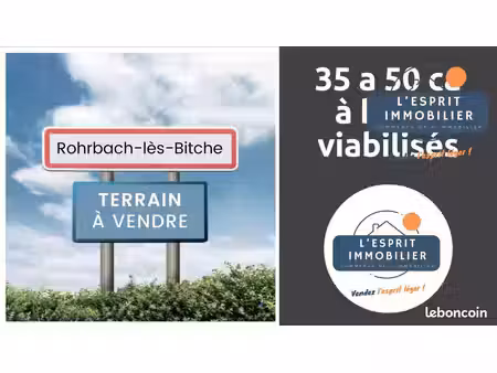terrain 3550 m² rohrbach-lès-bitche