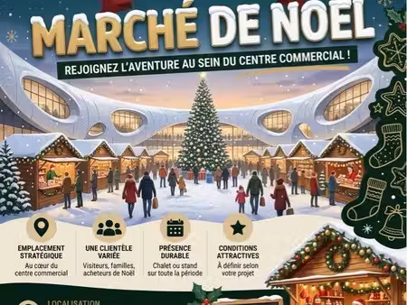recherche exposants – marché de noël centre commercial l’atoll (angers - 49)