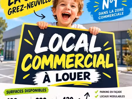 local commercial de 198 à 430 m² – zone commerciale de la grée – grez-neuville