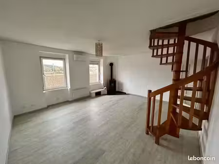 appartement f4 duplex renové de 85m2 à varangéville