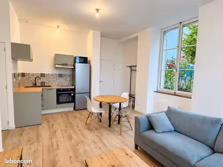 particulier loue un appartement t2 meublé 40 m² rénové à neuf avec terrasse privative