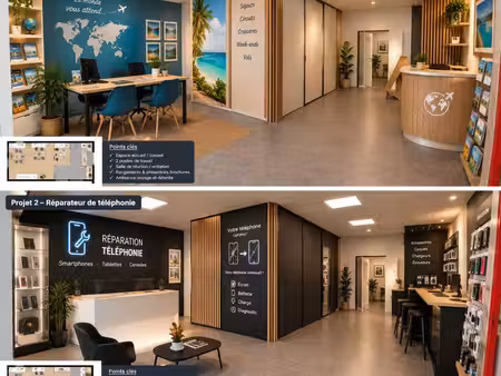 bureau   local commercial saint marceau