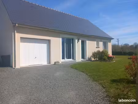 maison t4 récente 2021  3 chambres  garage et terrain arboré de 800 m² – dpe a – courcy