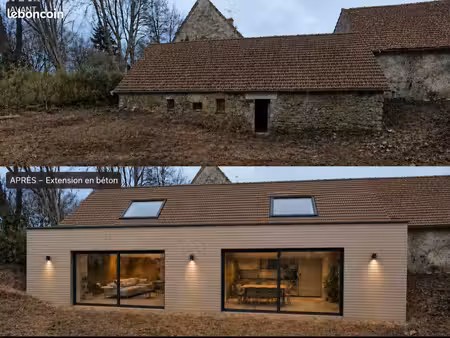 maison en pierre à restaurer avec terrain clos