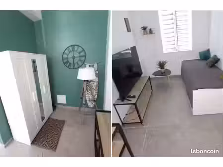 rue des finets – studio de 22 m2  rdc  meublé et équipé