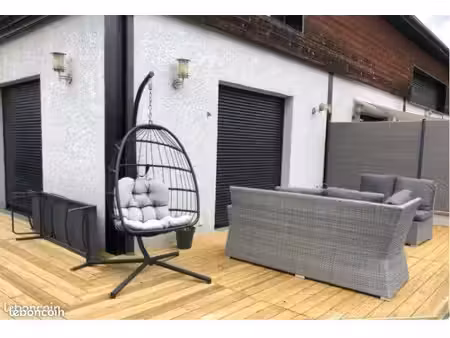 triplex atypique t3 avec jardin