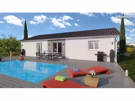 projet de construction d'une maison 93 m² avec terrain à lezoux (63)