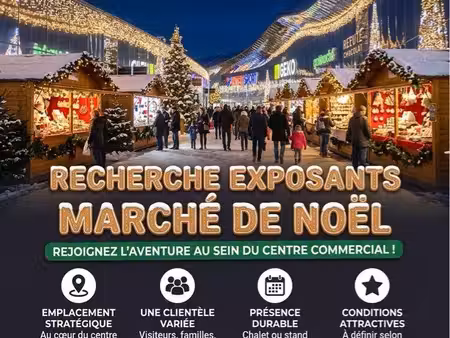 recherche exposants – marché de noël centre commercial waves actisud (metz - 57)
