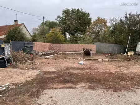 terrain constructible avec maison commencer
