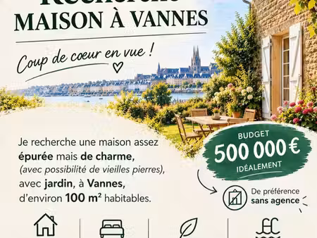 recherche maison à vannes de particulier à particulier