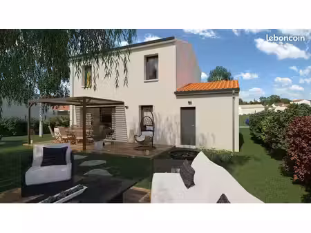projet de construction d'une maison 90 m² avec terrain à le cheix (63)