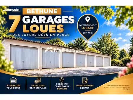 garage 121 m² bethune