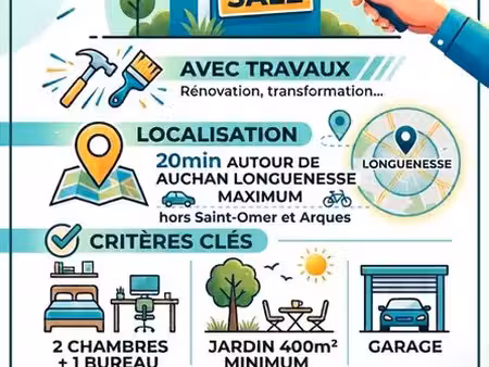 recherche maison avec travaux 3 chambres