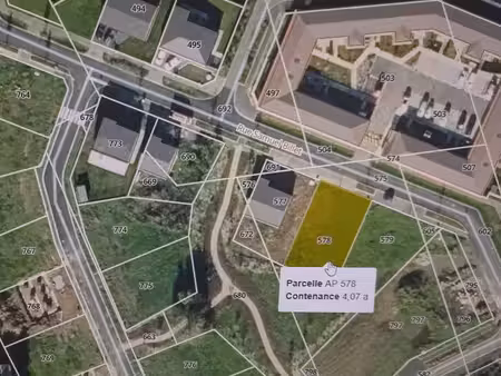 terrain constructible à vendre