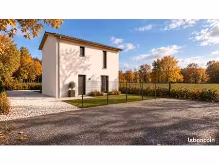 projet de construction d'une maison 60 m² avec terrain à chalamont (01)