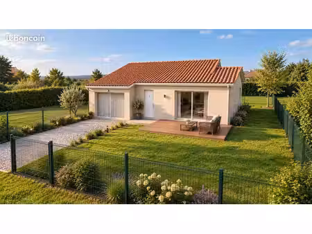 projet de construction d'une maison 70 m² avec terrain à chaleins (01)