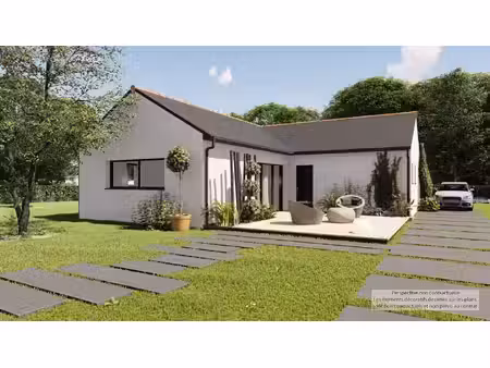 terrain avec maison neuf à vendre